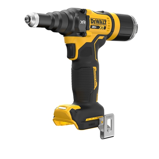 DEWALT 20V MAX XR(®) 3/16 inch Rivet Tool front angled view (tool only)