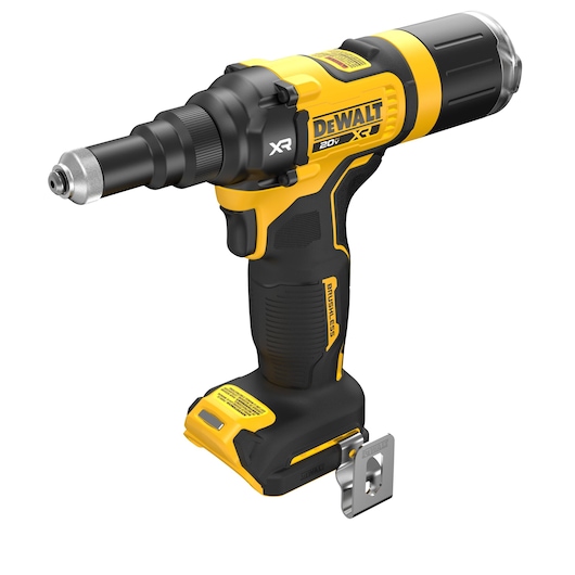 DEWALT 20V MAX XR(®) 3/16 inch Rivet Tool top front angled view (tool only)