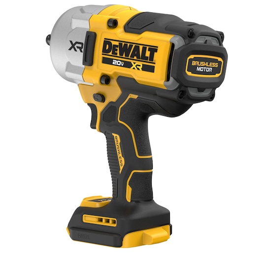 DEWALT 20V MAX  XR(®) 1/2 inch High-Torque Impact Wrench back side angled view (tool only)