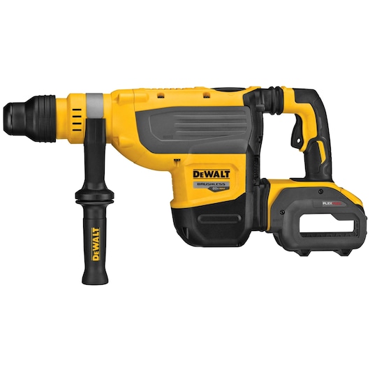 Profile of brushless, cordless SDS MAX combination rotary hammer