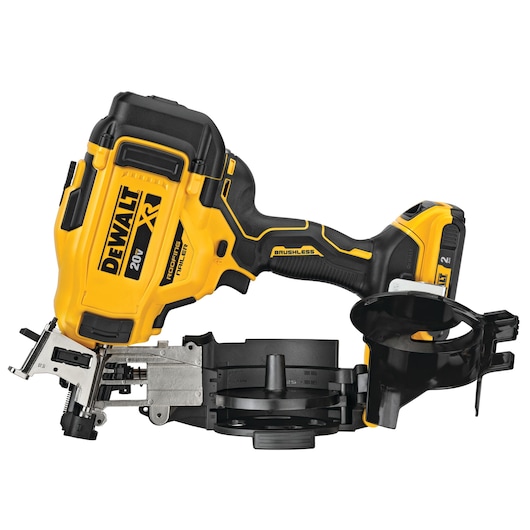 Cordless Coil Roofing Nailer kit