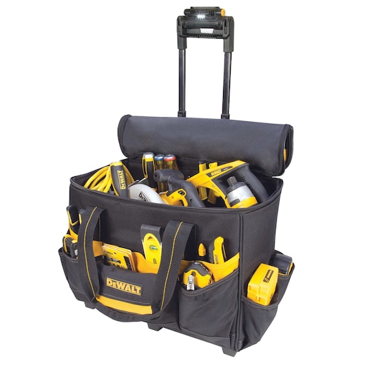 Profile of 17 inch Roller Tool Bag.