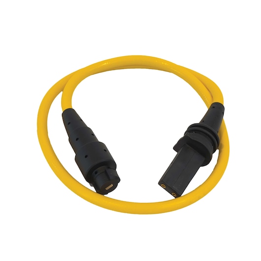 Profile of DEWALT mobilelock 2 feet replacement cable for DS630 cable lock.