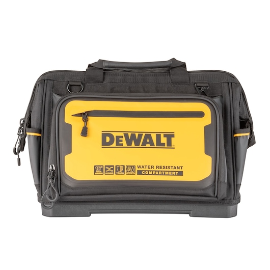 DEWALT 16 INCH PRO OPEN MOUTH TOOL BAG FRONT FACING