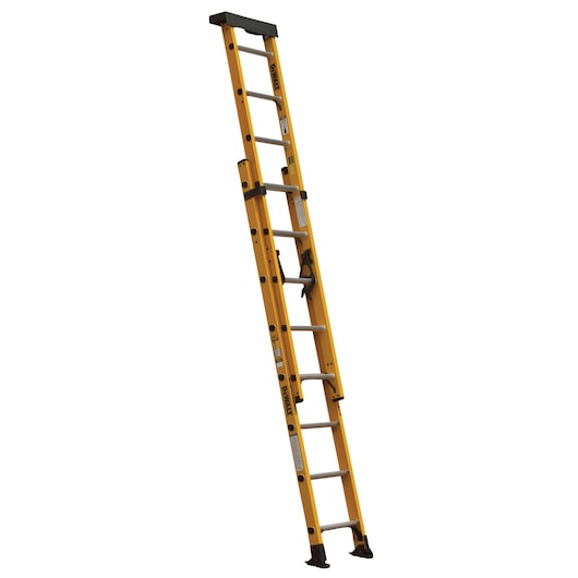 16 foot Fiberglass Extension Ladder 300 pound Load Capacity.