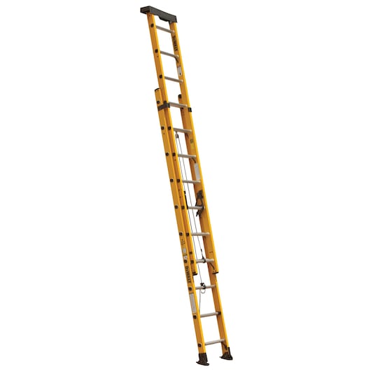 20 foot Fiberglass Extension Ladder 300 pound Load Capacity.