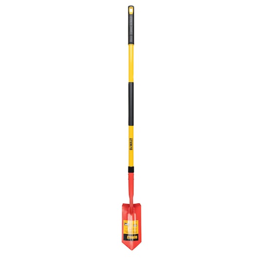 49 inch Fiberglass Handle Clean-Out Shovel on white background