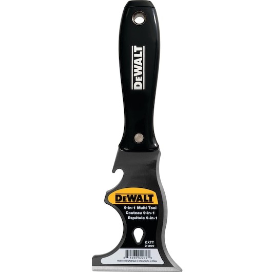 Profile of the 9 - in - 1 Drywall Painter's Knife with Nylon Handle.